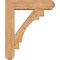 Ekena Millwork Merced Craftsman Smooth Bracket w/ Offset Brace, Western Red Cedar, 7 1/2"W x 30"D x 36"H BKT0806X30X36MRC04SWR - alternate 2